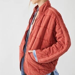 Free People Dolman Quilted Knit Jacket